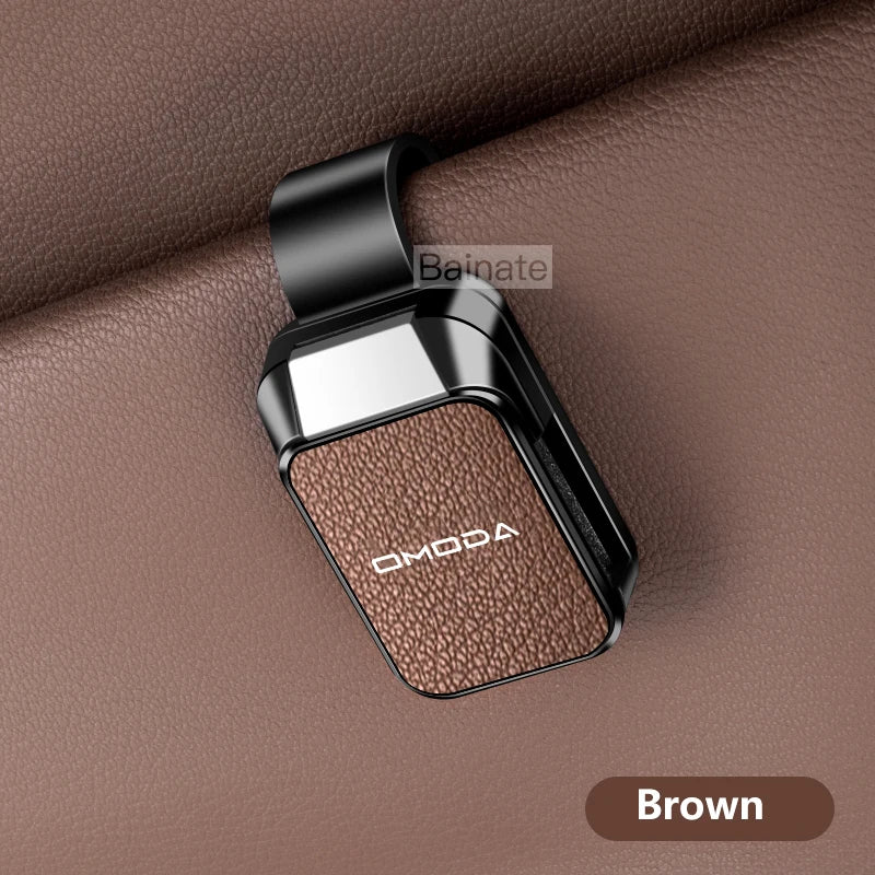 Car Sun Visor Glasses Case Storage Wear-Resistant Sunshade Sunglasses Holder, for Omoda C5 E5 C7 C9 Omoda 5 9 EV PHEV 2024 2025
