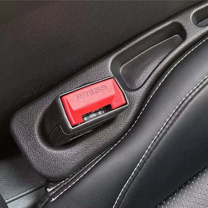 2Pcs Car Seat Gap Filler Seat Crevice Storage Box Bag between Seats Console Organizer Decoration Interior Auto Accessories