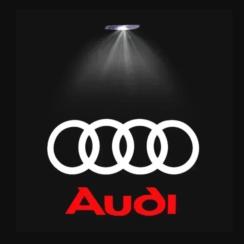 A3 A4 B8 8P 8V A6 C7 A5 Q5 B7 B6 B9 SLINE QUTTRO RS Q3 Q7 S3 S4 S5 S6 S8 Car Door Welcome Light Led HD Projector Lamp