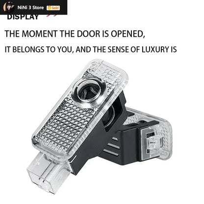 A3 A4 B8 8P 8V A6 C7 A5 Q5 B7 B6 B9 SLINE QUTTRO RS Q3 Q7 S3 S4 S5 S6 S8 Car Door Welcome Light Led HD Projector Lamp