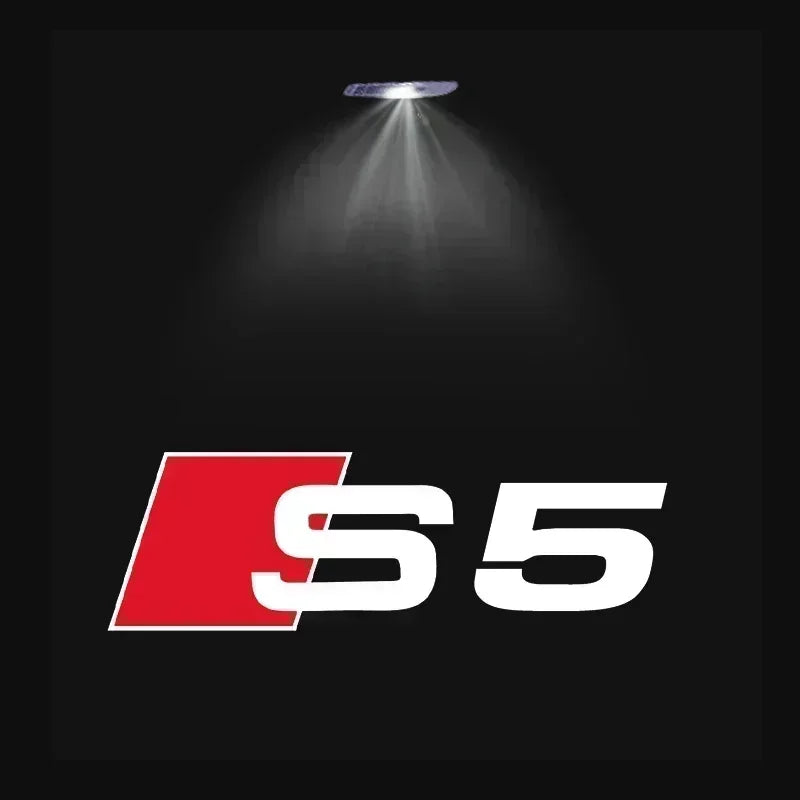 A3 A4 B8 8P 8V A6 C7 A5 Q5 B7 B6 B9 SLINE QUTTRO RS Q3 Q7 S3 S4 S5 S6 S8 Car Door Welcome Light Led HD Projector Lamp