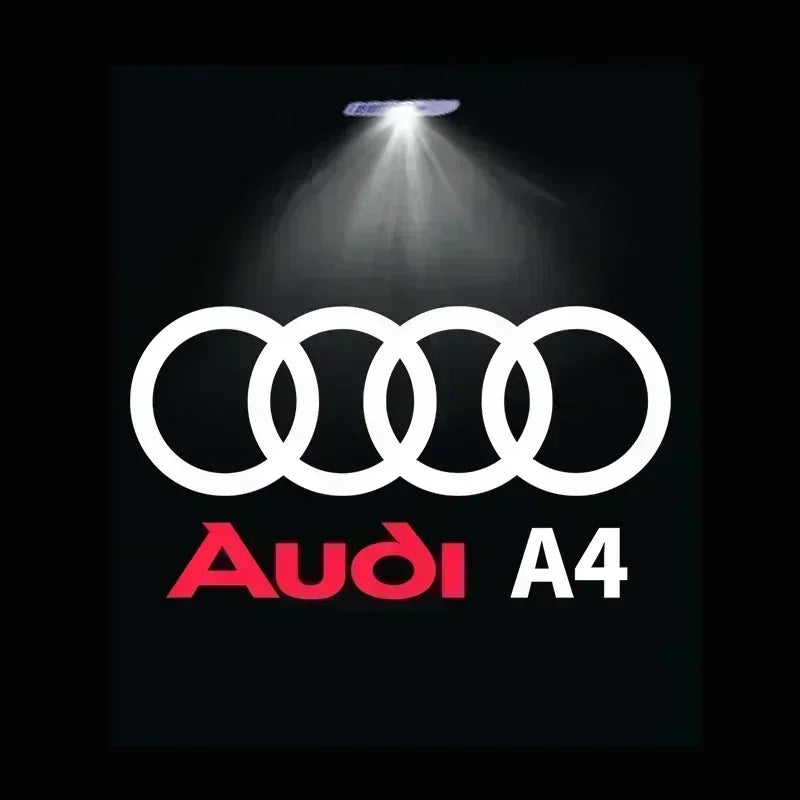 A3 A4 B8 8P 8V A6 C7 A5 Q5 B7 B6 B9 SLINE QUTTRO RS Q3 Q7 S3 S4 S5 S6 S8 Car Door Welcome Light Led HD Projector Lamp