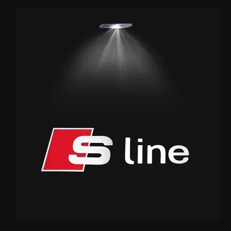 A3 A4 B8 8P 8V A6 C7 A5 Q5 B7 B6 B9 SLINE QUTTRO RS Q3 Q7 S3 S4 S5 S6 S8 Car Door Welcome Light Led HD Projector Lamp