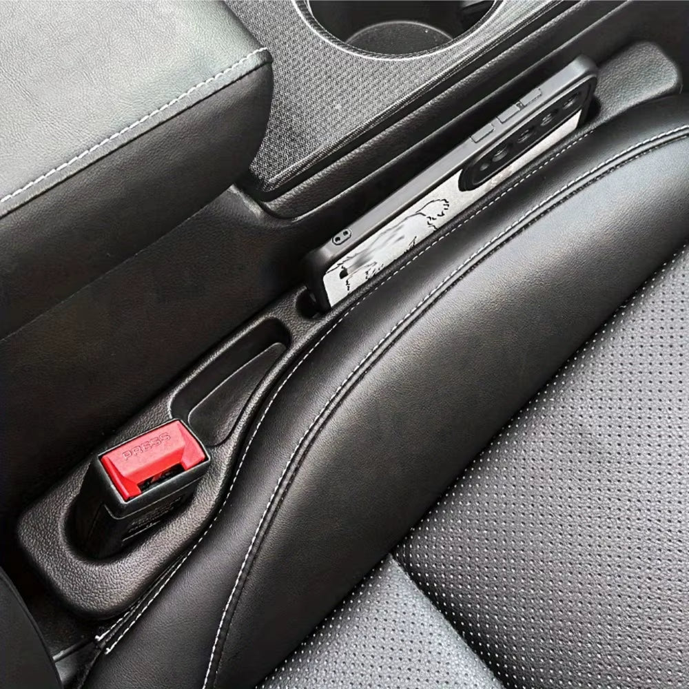 2Pcs Car Seat Gap Filler Seat Crevice Storage Box Bag between Seats Console Organizer Decoration Interior Auto Accessories