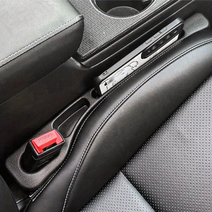 2Pcs Car Seat Gap Filler Seat Crevice Storage Box Bag between Seats Console Organizer Decoration Interior Auto Accessories