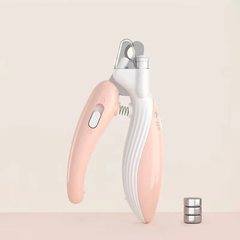 Cat Dog Nail Clipper With LED Light Anti-Over Cutting Guard Cute Beginner Friendly Trimmer Scissors Pet Paw Grooming Essentials