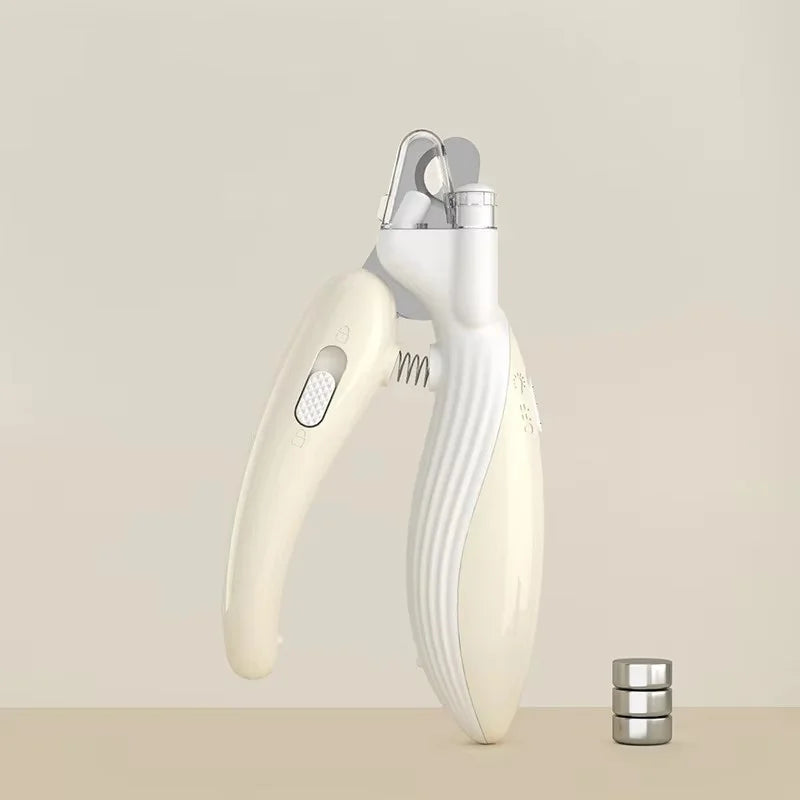 Cat Dog Nail Clipper With LED Light Anti-Over Cutting Guard Cute Beginner Friendly Trimmer Scissors Pet Paw Grooming Essentials