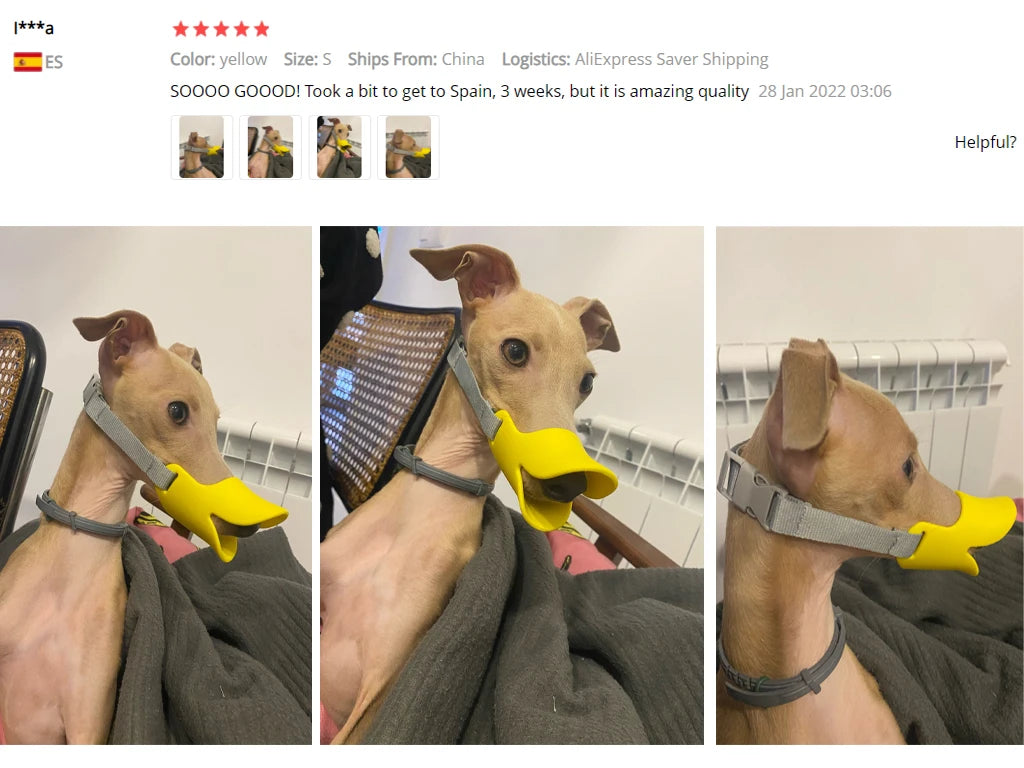 Dog Muzzle Silicone Duck Muzzle Mask for Pet Dogs Anti Bite Stop Barking Small Large Dog Mouth Muzzle Pet Dog Accessories