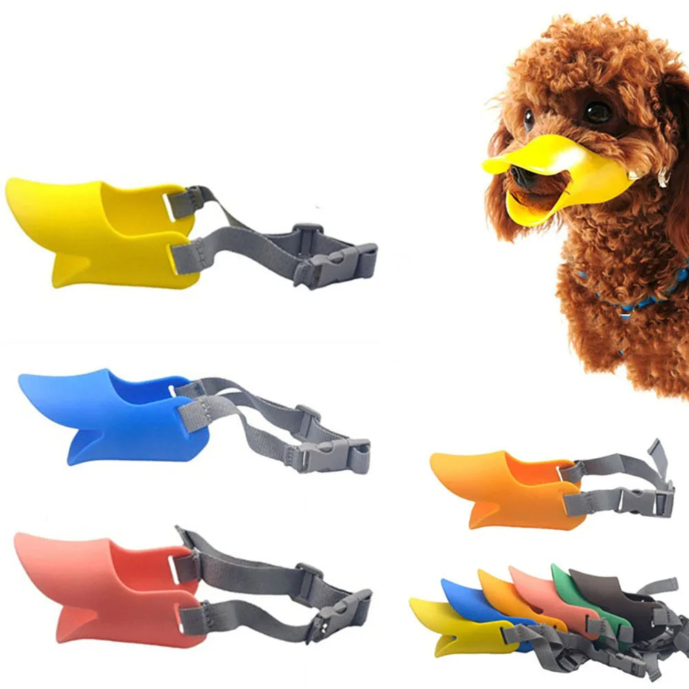 Dog Muzzle Silicone Duck Muzzle Mask for Pet Dogs Anti Bite Stop Barking Small Large Dog Mouth Muzzle Pet Dog Accessories