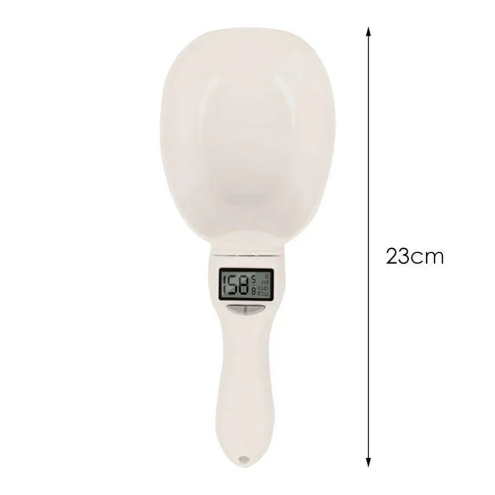 Pet Food Scale LCD Electronic Precision Weighing Tool Dog Cat Feeding Food Measuring Spoon Digital Display Kitchen Scale