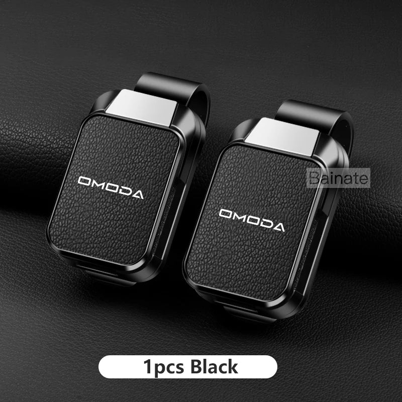 Car Sun Visor Glasses Case Storage Wear-Resistant Sunshade Sunglasses Holder, for Omoda C5 E5 C7 C9 Omoda 5 9 EV PHEV 2024 2025