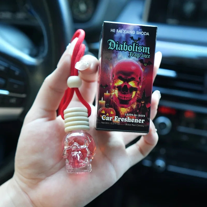 1Pc 8Ml Car Suspension Air Freshener, Cute Car Air Diffuser, Home Fragrance, Car Air Freshener Suitable for Wardrobes, Indoor An