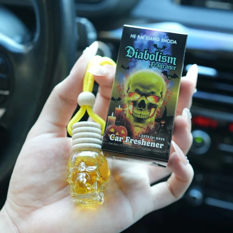 1Pc 8Ml Car Suspension Air Freshener, Cute Car Air Diffuser, Home Fragrance, Car Air Freshener Suitable for Wardrobes, Indoor An
