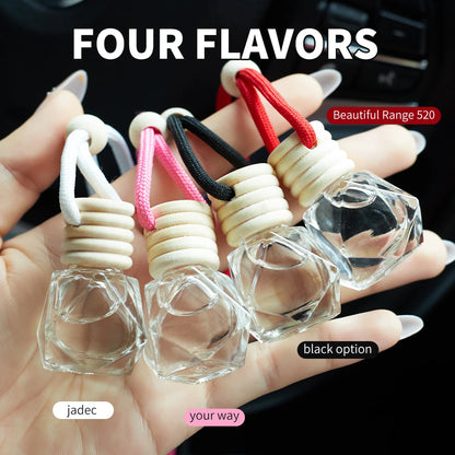 1Pc 8Ml Car Suspension Air Freshener, Cute Car Air Diffuser, Home Fragrance, Car Air Freshener Suitable for Wardrobes, Indoor An