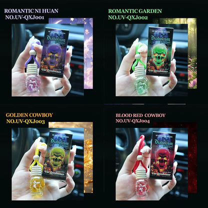 1Pc 8Ml Car Suspension Air Freshener, Cute Car Air Diffuser, Home Fragrance, Car Air Freshener Suitable for Wardrobes, Indoor An