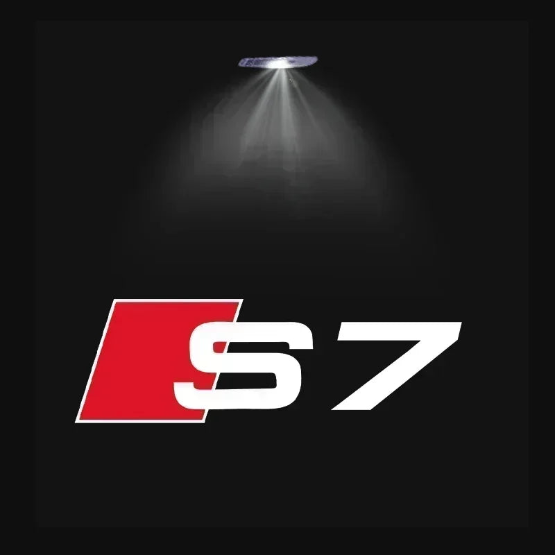 A3 A4 B8 8P 8V A6 C7 A5 Q5 B7 B6 B9 SLINE QUTTRO RS Q3 Q7 S3 S4 S5 S6 S8 Car Door Welcome Light Led HD Projector Lamp
