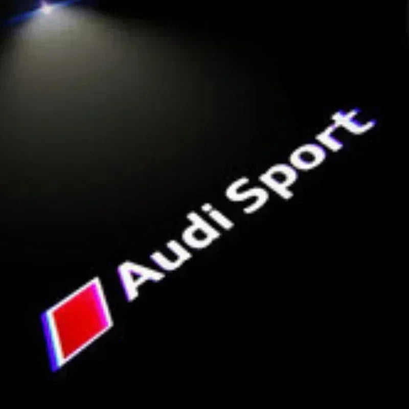 A3 A4 B8 8P 8V A6 C7 A5 Q5 B7 B6 B9 SLINE QUTTRO RS Q3 Q7 S3 S4 S5 S6 S8 Car Door Welcome Light Led HD Projector Lamp